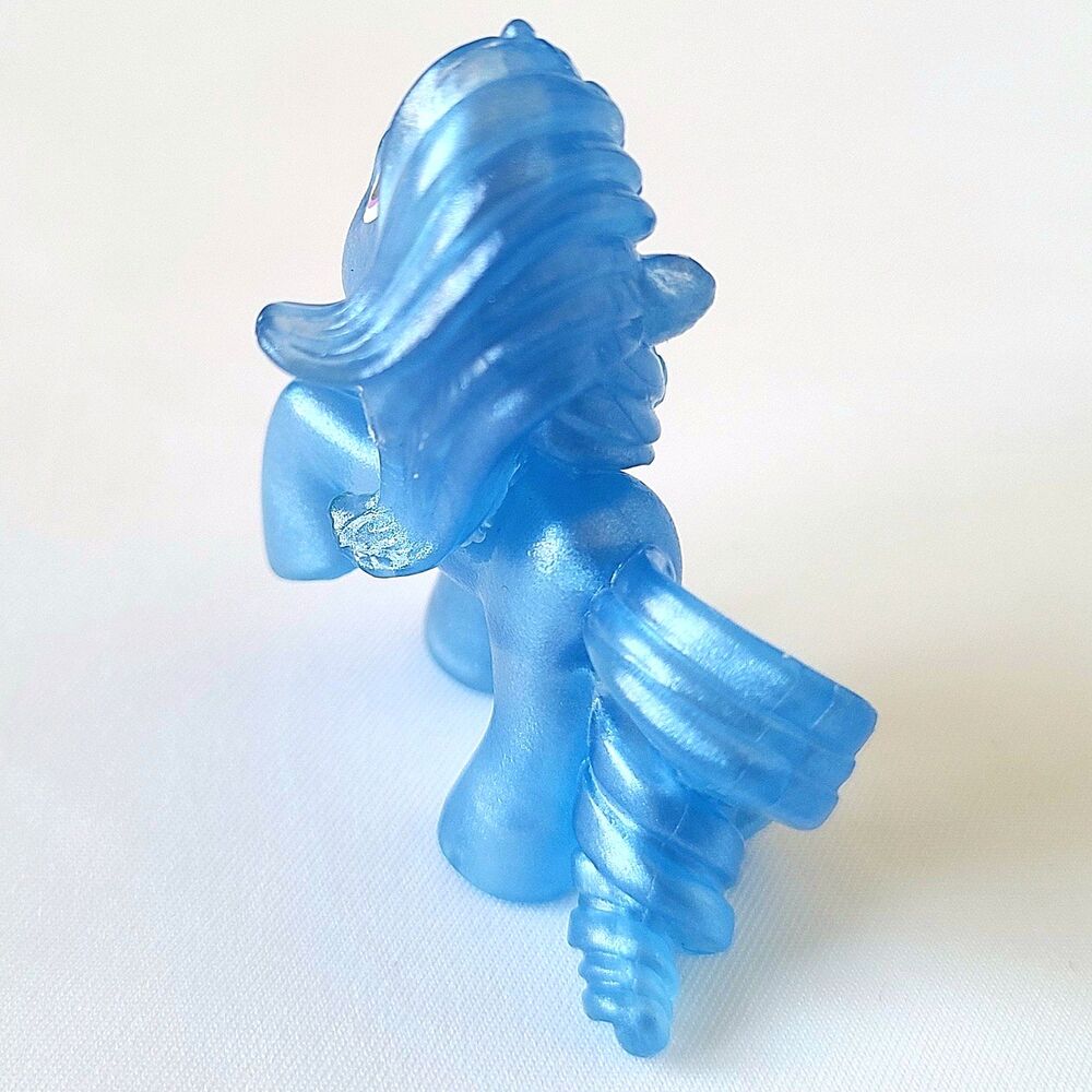 My Little Pony G4 Mini Figure Trixie Lulamoon Clear Blue Transparent 2010 Hasbro - Picture 4 of 5